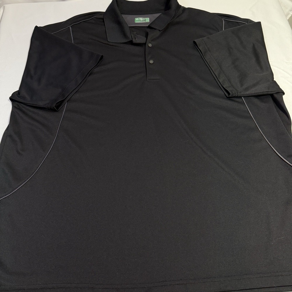 Ben Hogan Golf Polo Shirt Men's 3LG Black Performance‎ Activewear Casual